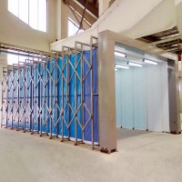 大型鑄件噴漆房烘干房 露天伸縮移動(dòng)房廠家