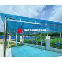 藍(lán)色陽(yáng)光板_深圳批發(fā)藍(lán)色陽(yáng)光板_工程雨棚車(chē)棚
